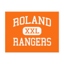 Roland - Rangers - High School - Roland Oklahoma Post Card