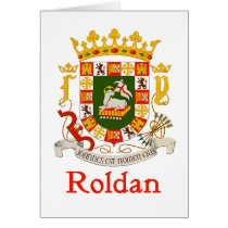 Roldan Shield of Puerto Rico cards by NameGame Roldan Shield of Puerto Rico cards