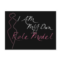 Role Model Black postcards