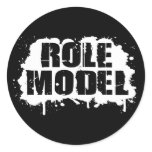 Role Model Round Sticker
