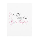 Role Model White Postcards