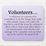 Role of Volunteers Mousepads