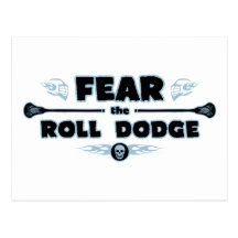 Roll Dodge - blue Post Cards
