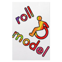 Roll Model - Disability Tees - in bright colours Stationery Paper