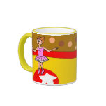 circus, ballerina, ball, balance, office, humor,