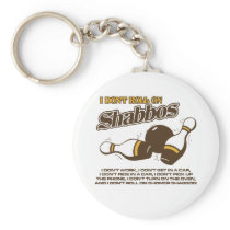 Roll on Shabbos Dude Keychains