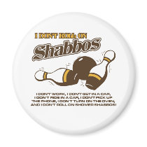 Roll on Shabbos Dude Refrigerator Magnet