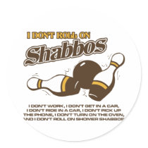 Roll on Shabbos Dude Stickers
