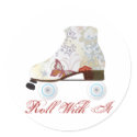 Roll With It Roller Skating Sticker by skatingislife Roll With It Roller Skating Sticker