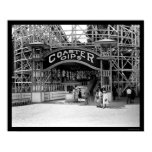 Roller Coaster at Glen Echo Park 1928 Poster