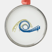 Roller Coaster Christmas Tree Ornaments