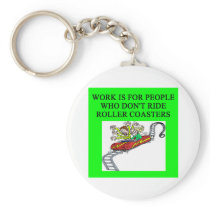 roller coaster fanatic key chain