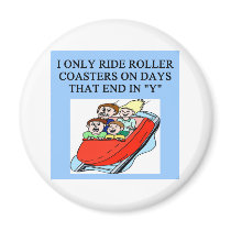 roller coaster fanatic magnets