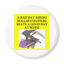 roller coaster fanatic magnets