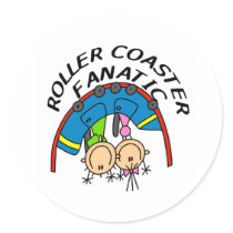 Roller Coaster Fanatic stickers by stick_figures Roller Coaster Fanatic stickers