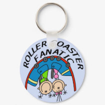 Roller Coaster Fanatic Tshirts and Gifts keychains
