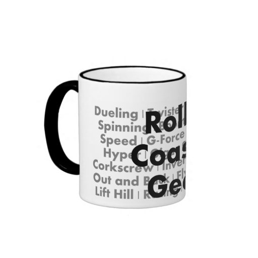 Roller Coaster Geek Coffee Mug