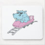 roller coaster hippo mouse pads
