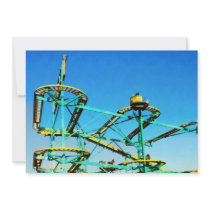 Roller Coaster Personalized Invite