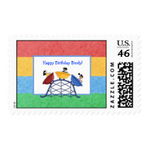 Roller Coaster Postage Stamp