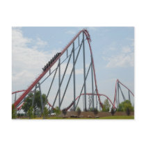 Roller Coaster Postcard