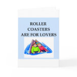 ROLLER coasters are for lovers Cards