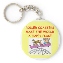 roller coasters keychain