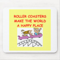 roller coasters mouse pads