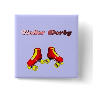 Roller Derby badge button