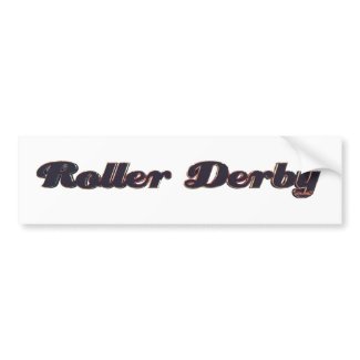 Roller Derby bumper sticker bumpersticker