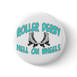 Roller Derby Pinback Button