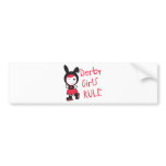 Roller Derby - Derby Girls Rule bumper stickers