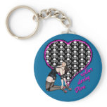 roller derby Diva Keychain