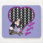 roller derby Diva Mouse Mats