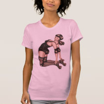 roller derby Diva t-shirts