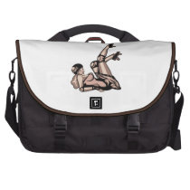 roller derby girl pin up jammer commuterbag
