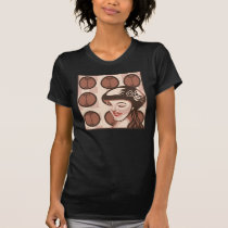 roller derby girl t-shirts