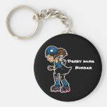 Roller Derby Jammer Customisable Keychains