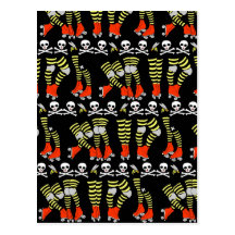 Roller Derby postcard