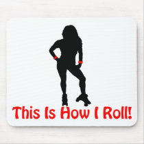 Roller Derby Roll Mouse Pad