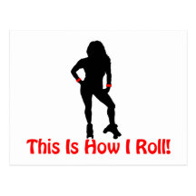 Roller Derby Roll Post Cards