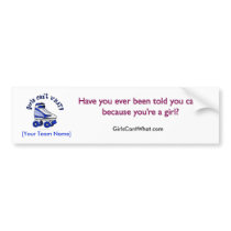 Roller Derby Skate - Blue bumper stickers