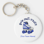 Roller Derby Skate - Blue Key Chains
