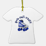 Roller Derby Skate - Blue Ornaments
