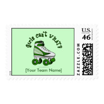 Roller Derby Skate - Green stamps