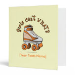 Roller Derby Skate - Orange Binder