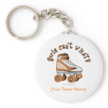 Roller Derby Skate - Orange Key Chain