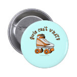 Roller Derby Skate - Orange Pin