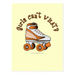 Roller Derby Skate - Orange Postcards