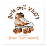 Roller Derby Skate - Orange Posters